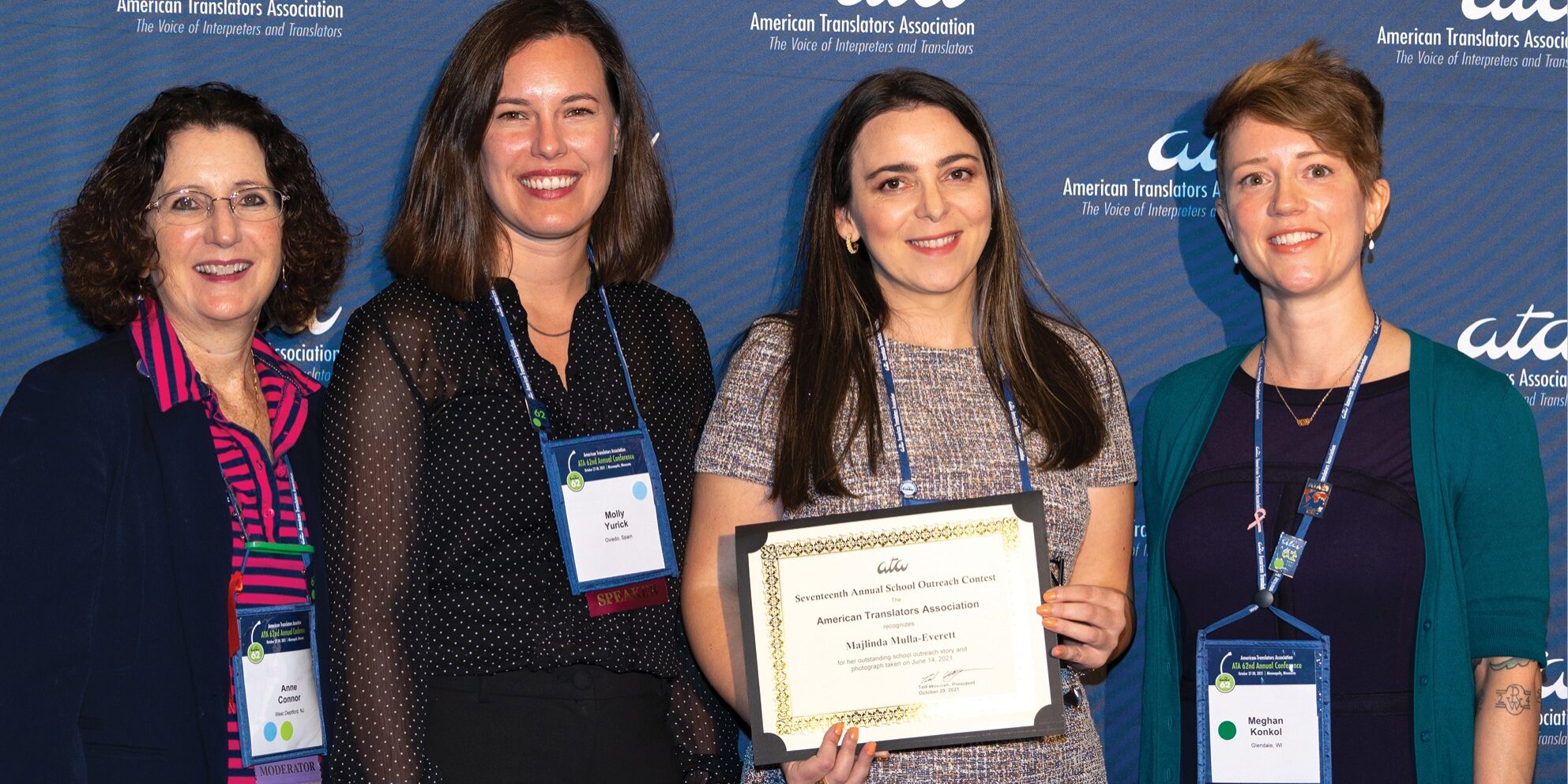 Profile of ATA’s 2021 School Outreach Contest Winner Profile of ATA’s 2021 School Outreach Contest Winner: Majlinda Mulla-Everett